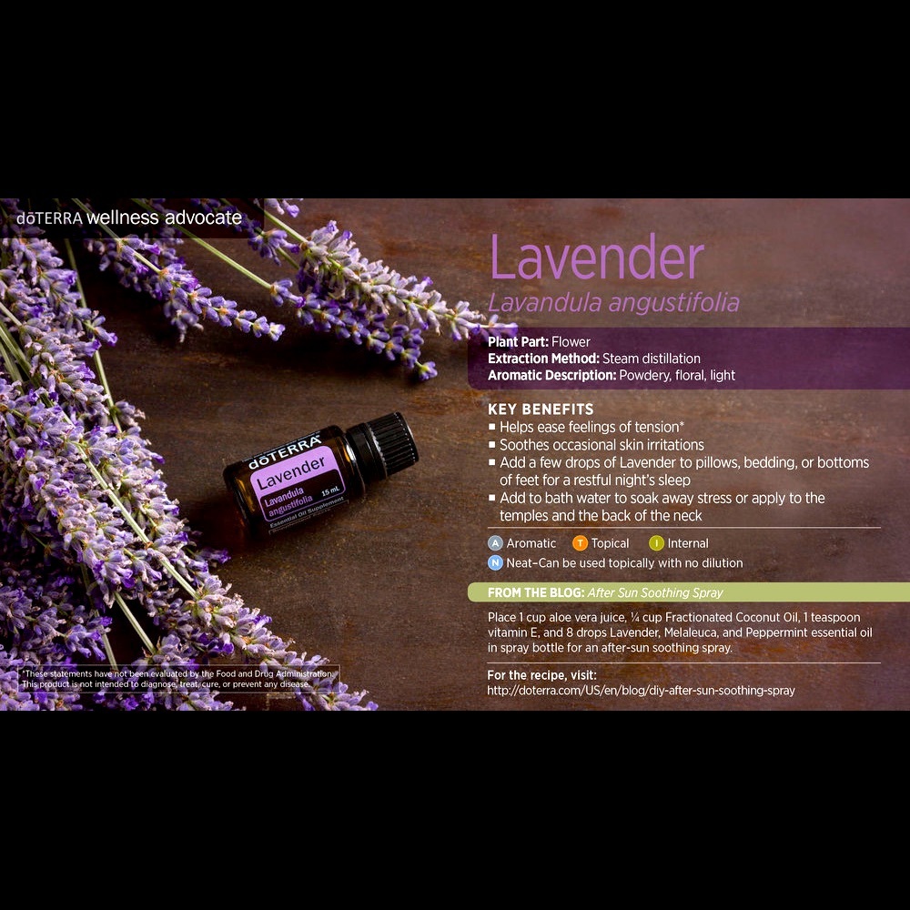 New & Sealed DōTERRA Lavender oils! 15 ML